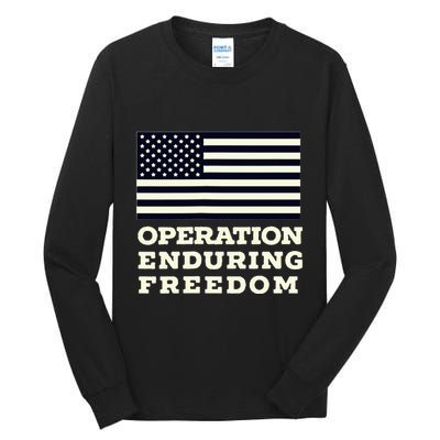 Operation Enduring Freedom Oef Veteran Tall Long Sleeve T-Shirt