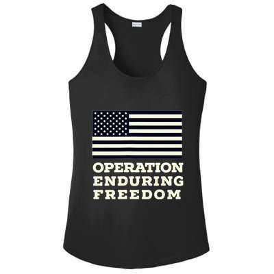 Operation Enduring Freedom Oef Veteran Ladies PosiCharge Competitor Racerback Tank