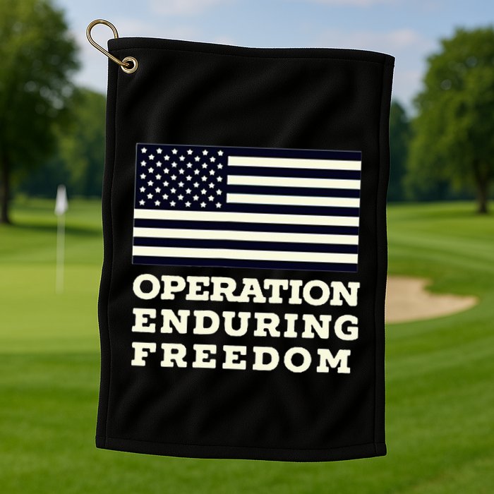 Operation Enduring Freedom Oef Veteran Golf Towel