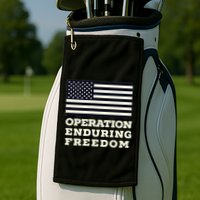 Operation Enduring Freedom Oef Veteran Golf Towel