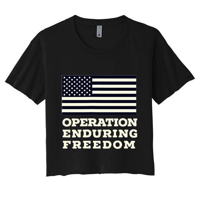 Operation Enduring Freedom Oef Veteran Crop Top