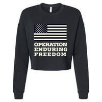 Operation Enduring Freedom Oef Veteran Cropped Pullover Crew