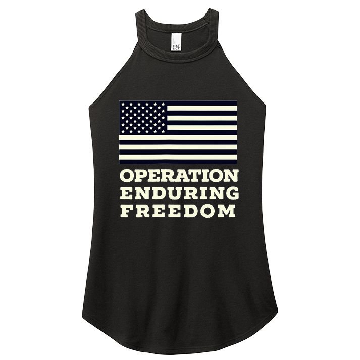 Operation Enduring Freedom Oef Veteran Women's Perfect Tri Rocker Tank