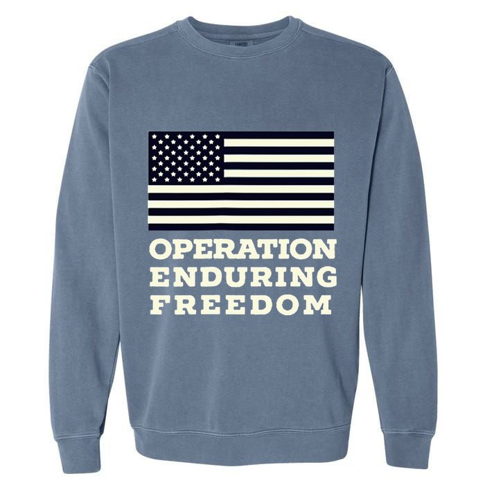Operation Enduring Freedom Oef Veteran Garment-Dyed Sweatshirt
