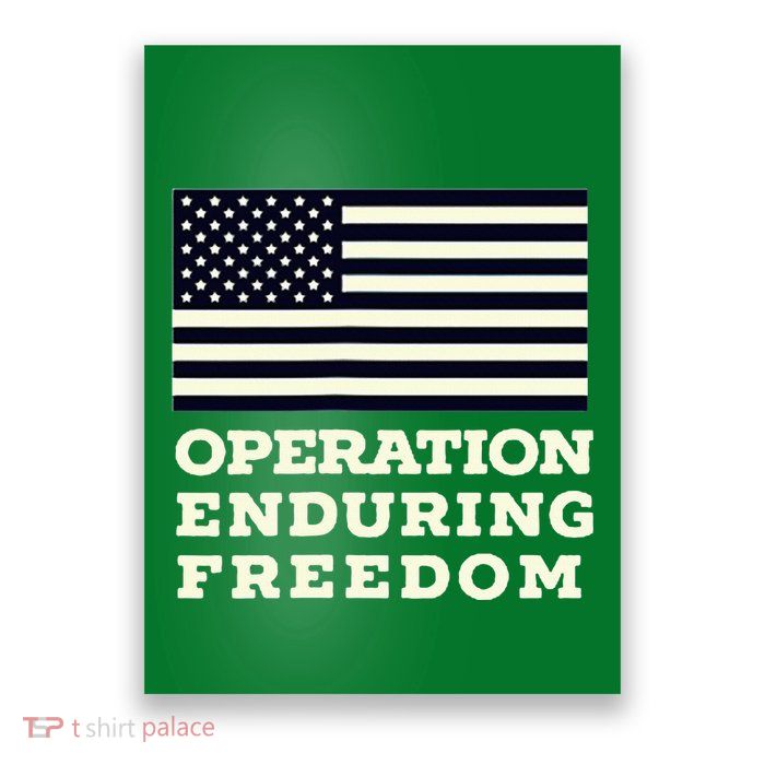 Operation Enduring Freedom Oef Veteran Poster