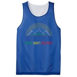 Outdoor Enthusiast Green Living Climate Change Save Earth Gift Mesh Reversible Basketball Jersey Tank