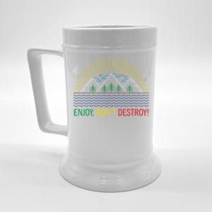 Outdoor Enthusiast Green Living Climate Change Save Earth Gift Beer Stein