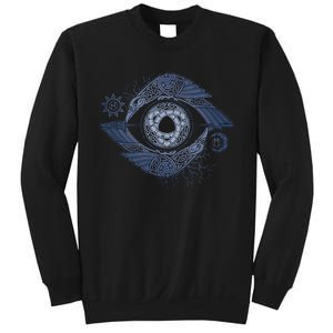 OdinS Eye Graphic Viking Northman Art Sweatshirt