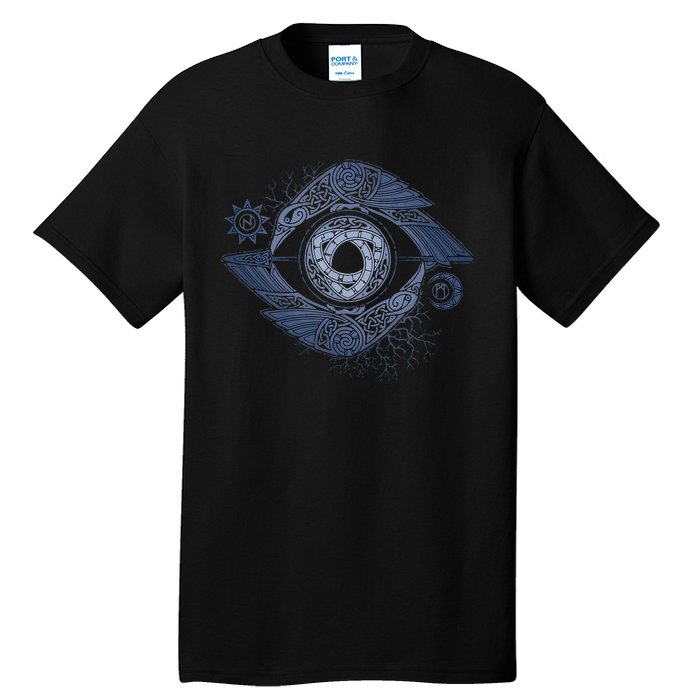 OdinS Eye Graphic Viking Northman Art Tall T-Shirt