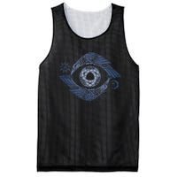 OdinS Eye Graphic Viking Northman Art Mesh Reversible Basketball Jersey Tank