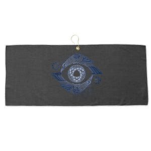 OdinS Eye Graphic Viking Northman Art Large Microfiber Waffle Golf Towel