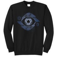 OdinS Eye Graphic Viking Northman Art Tall Sweatshirt