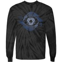 OdinS Eye Graphic Viking Northman Art Tie-Dye Long Sleeve Shirt