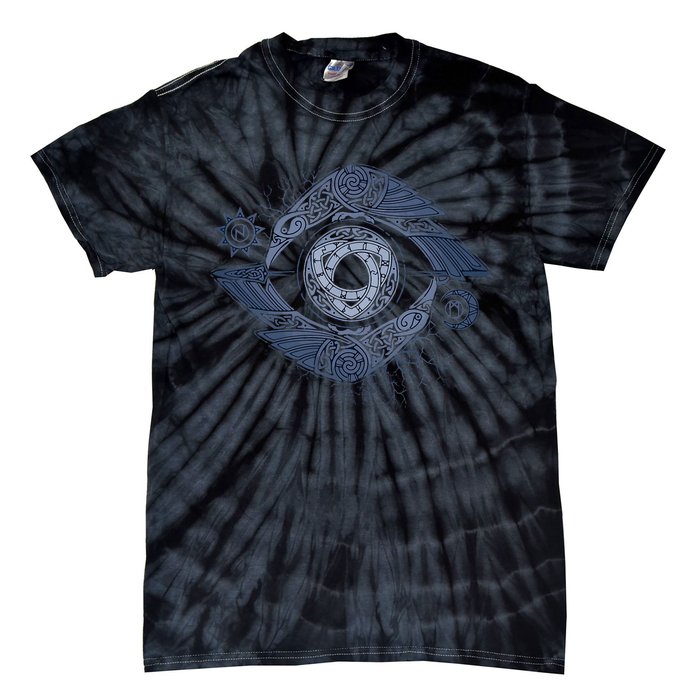 OdinS Eye Graphic Viking Northman Art Tie-Dye T-Shirt