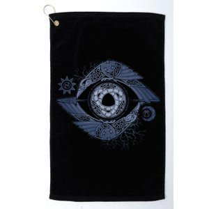 OdinS Eye Graphic Viking Northman Art Platinum Collection Golf Towel