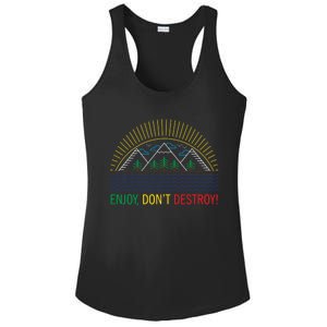 Outdoor Enthusiast Green Living Climate Change Save Earth Great Gift Ladies PosiCharge Competitor Racerback Tank