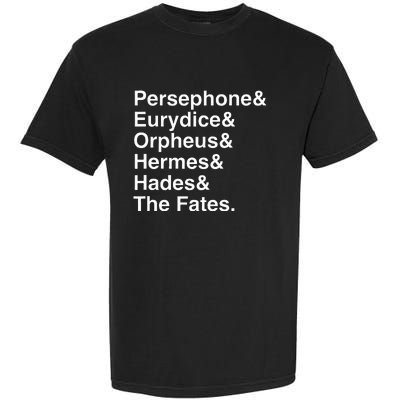 Orpheus Eurydice Hadestown Broadway Musical Theatre Garment-Dyed Heavyweight T-Shirt