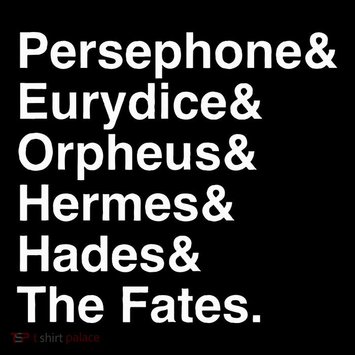 Orpheus Eurydice Hadestown Broadway Musical Theatre Performance Shirt