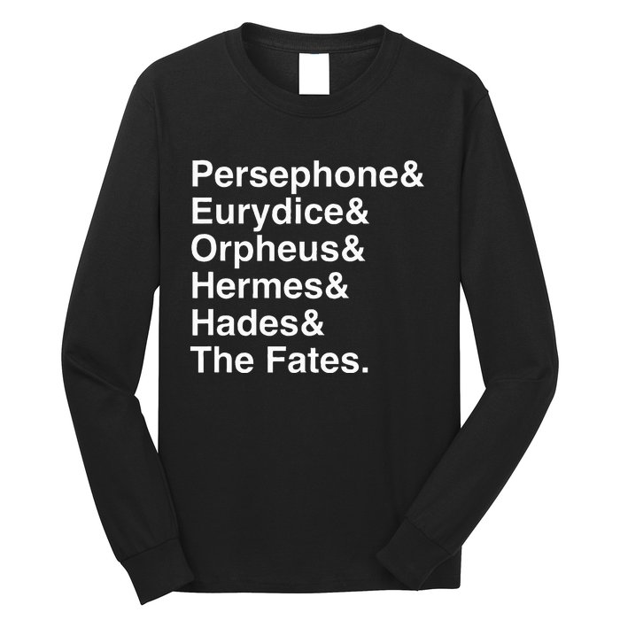 Orpheus Eurydice Hadestown Broadway Musical Theatre Long Sleeve Shirt