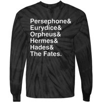 Orpheus Eurydice Hadestown Broadway Musical Theatre Tie-Dye Long Sleeve Shirt