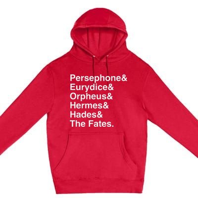 Orpheus Eurydice Hadestown Broadway Musical Theatre Premium Pullover Hoodie