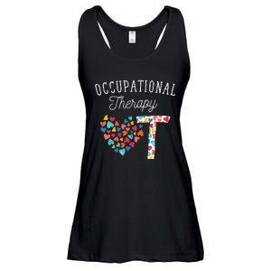 OT Exercise Heart OTA Therapy Exercise Occupational Therapy Ladies Essential Flowy Tank