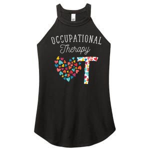 OT Exercise Heart OTA Therapy Exercise Occupational Therapy Women's Perfect Tri Rocker Tank