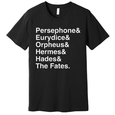 Orpheus Eurydice Hadestown Broadway Musical Theatre Premium T-Shirt