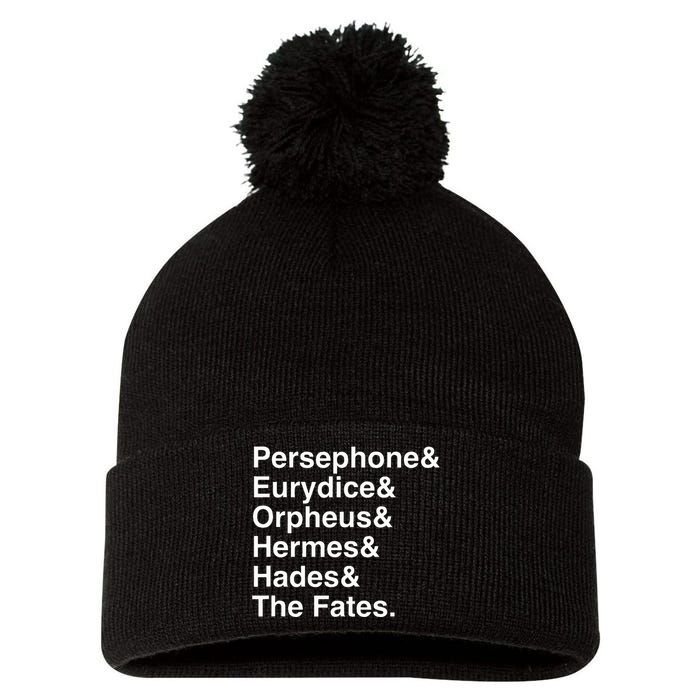 Orpheus Eurydice Hadestown Broadway Musical Theatre Pom Pom 12in Knit Beanie