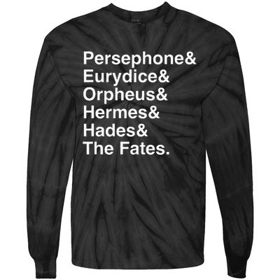 Orpheus Eurydice Hadestown Broadway Musical Theatre Tie-Dye Long Sleeve Shirt