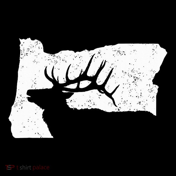 Oregon Elk Hunting Bull Elk State Shape 16 in Basic Backpack