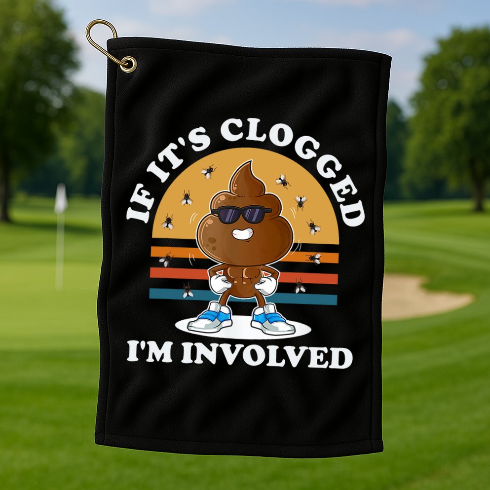 Offensive Embarrassing Inappropriate Golf Towel