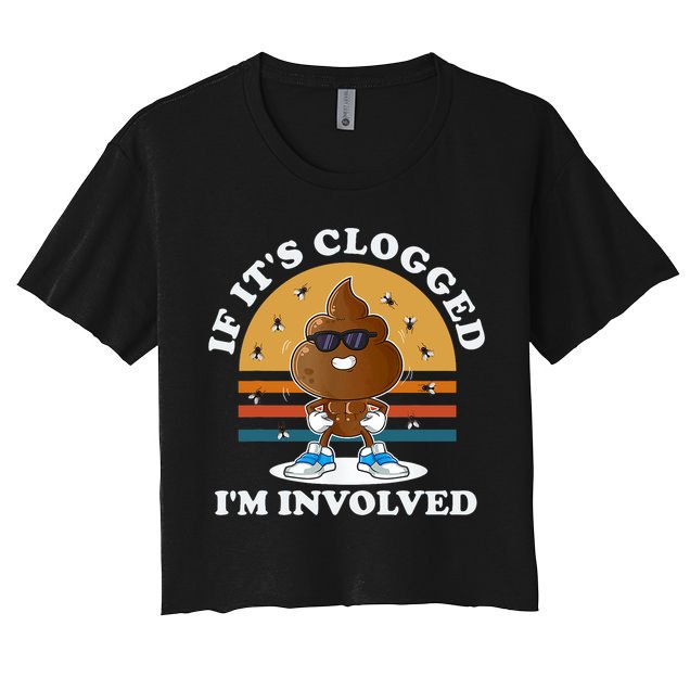 Offensive Embarrassing Inappropriate Women's Crop Top Tee