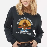 Offensive Embarrassing Inappropriate Cropped Pullover Crew