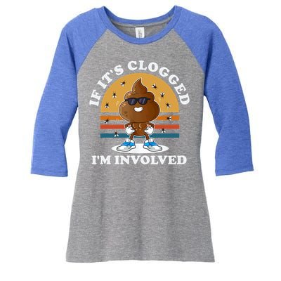 Offensive Embarrassing Inappropriate Women's Tri-Blend 3/4-Sleeve Raglan Shirt