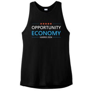 Opportunity Economy Kamala Harris 2024 Harris Walz Ladies PosiCharge Tri-Blend Wicking Tank