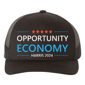 Opportunity Economy Kamala Harris 2024 Harris Walz Yupoong Adult 5-Panel Trucker Hat