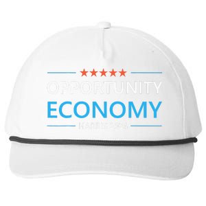 Opportunity Economy Kamala Harris 2024 Harris Walz Snapback Five-Panel Rope Hat