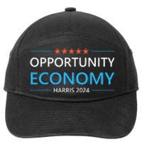 Opportunity Economy Kamala Harris 2024 Harris Walz 7-Panel Snapback Hat