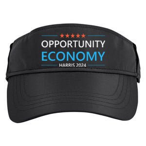 Opportunity Economy Kamala Harris 2024 Harris Walz Adult Drive Performance Visor