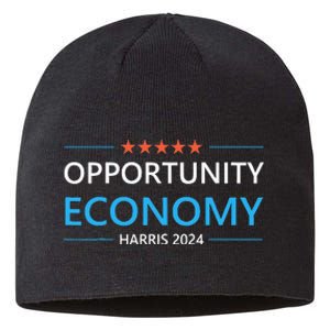 Opportunity Economy Kamala Harris 2024 Harris Walz Sustainable Beanie