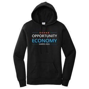 Opportunity Economy Kamala Harris 2024 Harris Walz Women's Pullover Hoodie