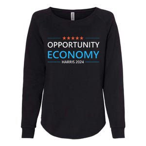 Opportunity Economy Kamala Harris 2024 Harris Walz Womens California Wash Sweatshirt