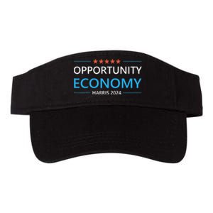 Opportunity Economy Kamala Harris 2024 Harris Walz Valucap Bio-Washed Visor