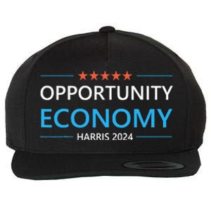 Opportunity Economy Kamala Harris 2024 Harris Walz Wool Snapback Cap