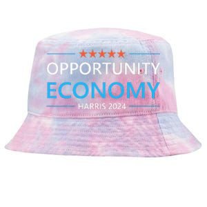 Opportunity Economy Kamala Harris 2024 Harris Walz Tie-Dyed Bucket Hat