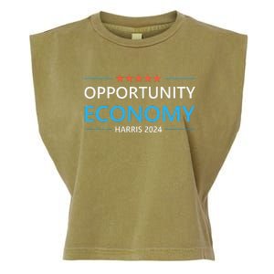 Opportunity Economy Kamala Harris 2024 Harris Walz Garment-Dyed Women's Muscle Tee