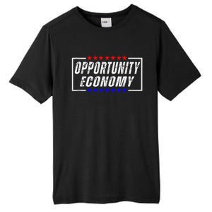 Opportunity Economy Kamala Harris Supporters Tall Fusion ChromaSoft Performance T-Shirt