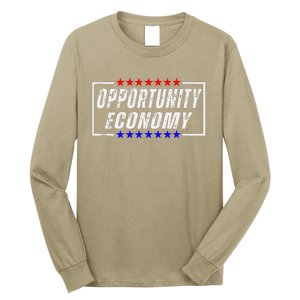 Opportunity Economy Kamala Harris Supporters Long Sleeve Shirt