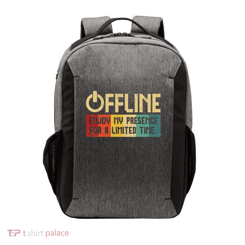 Offline Enjoy My Presence For Limited A Time Funny Gamer Vector Backpack